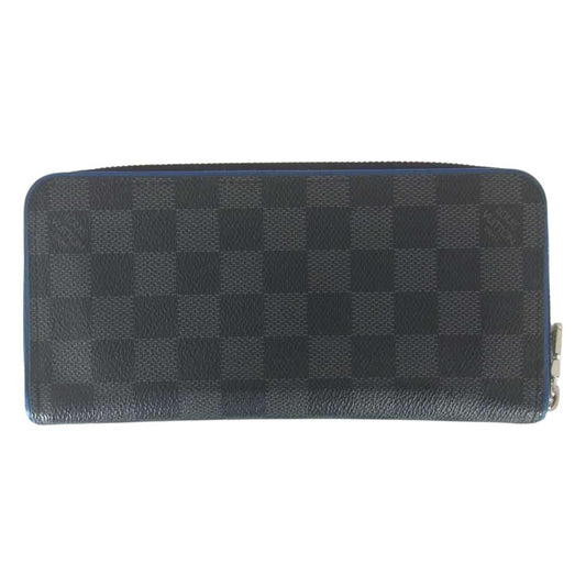 LOUIS VUITTON ルイ・ヴィトン N64436  ダミエグラフィット ジッピーウォレット ヴェルティカル ブラック系【中古】