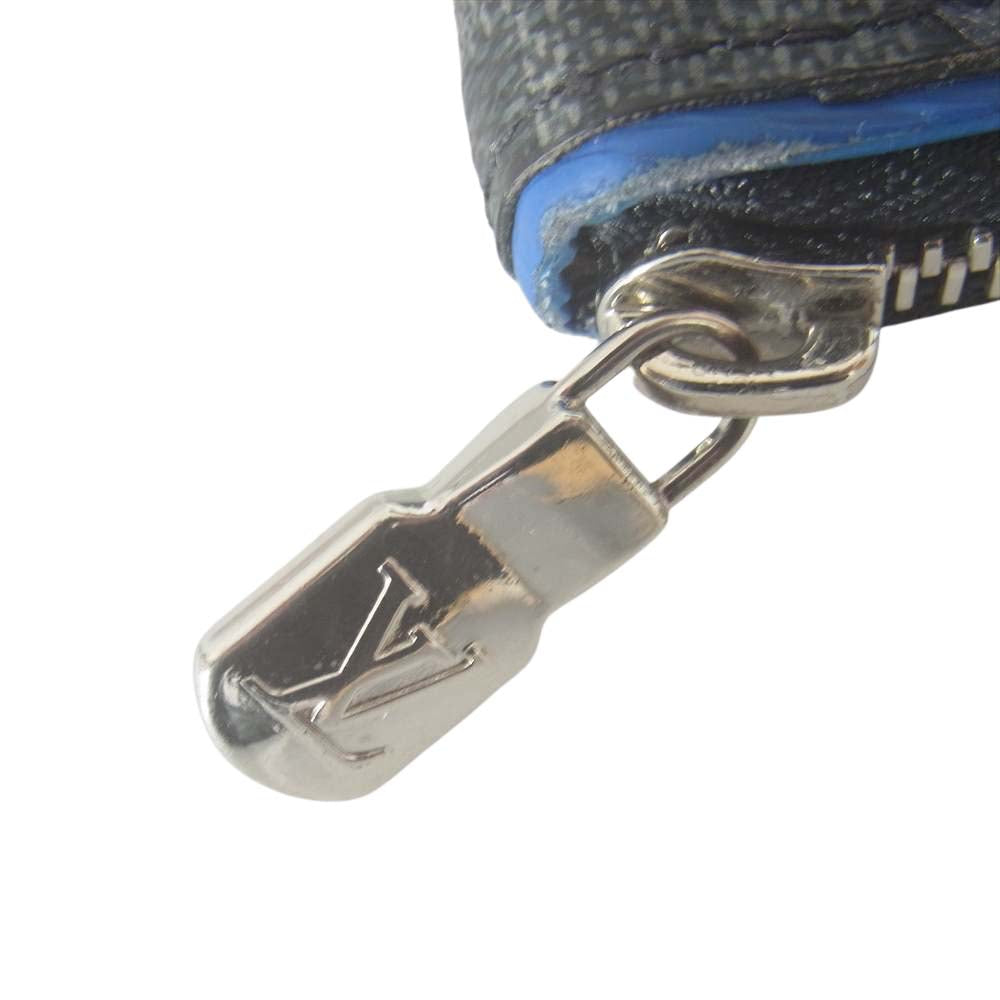 LOUIS VUITTON ルイ・ヴィトン N64436  ダミエグラフィット ジッピーウォレット ヴェルティカル ブラック系【中古】