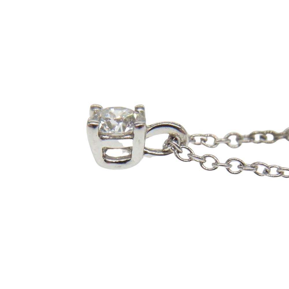 TIFFANY&Co. ティファニー Pt950 ソリティア ダイヤ ネックレス【中古】