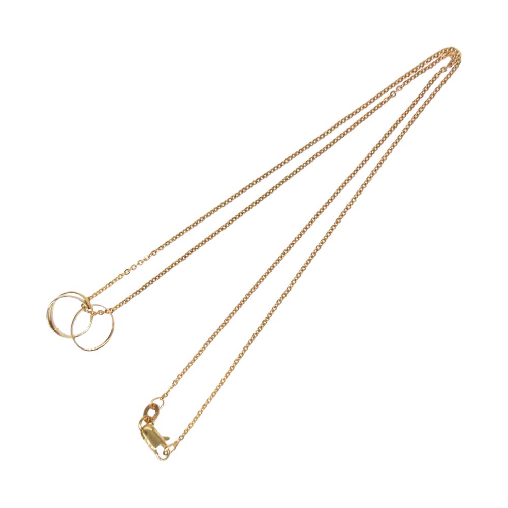 CARTIER カルティエ ベビー トリニティ ネックレス  ゴールド系【中古】