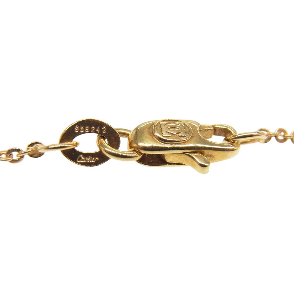 CARTIER カルティエ ベビー トリニティ ネックレス  ゴールド系【中古】