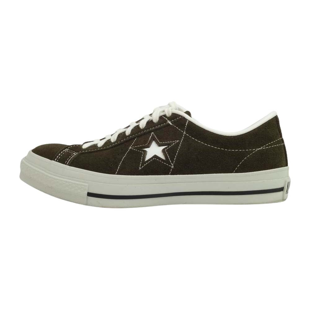 CONVERSE コンバース ONE STAR J SUEDE 日本製 ワンスター スエード スニーカー ダークブラウン系 26cm【美品】【中古】
