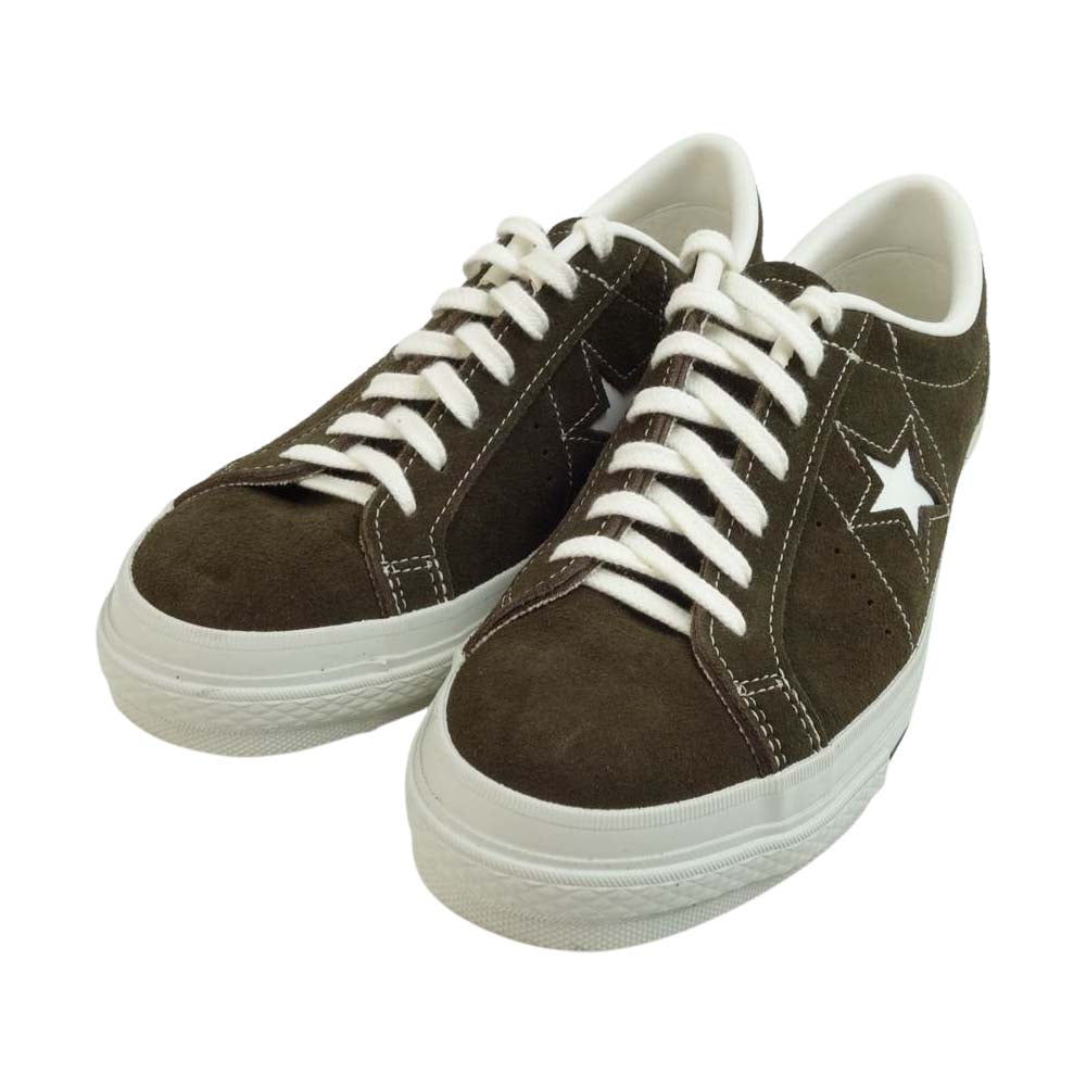 CONVERSE コンバース ONE STAR J SUEDE 日本製 ワンスター スエード スニーカー ダークブラウン系 26cm【美品】【中古】
