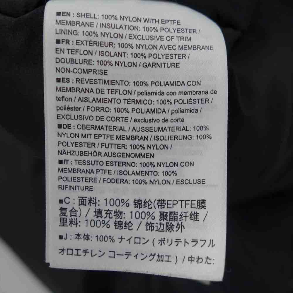 ARC'TERYX アークテリクス 19654 Fission SV Jacket フィション SV ジャケット ブラック系 S【中古】
