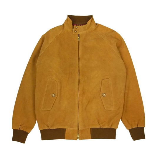 Vaporize ヴェイパライズ BEAMS別注 Suede G9 Type Blouson スエード スイングトップ カウレザー ブルゾン ベージュ系 L【中古】