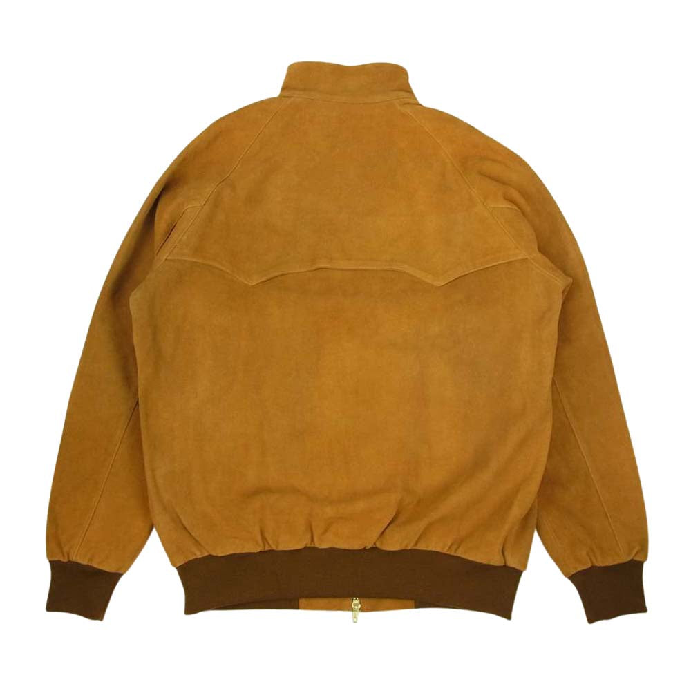 Vaporize ヴェイパライズ BEAMS別注 Suede G9 Type Blouson スエード スイングトップ カウレザー ブルゾン ベージュ系 L【中古】