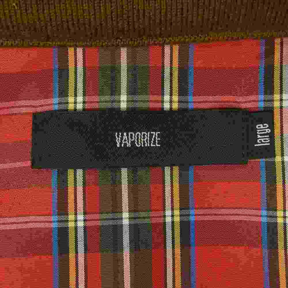 Vaporize ヴェイパライズ BEAMS別注 Suede G9 Type Blouson スエード スイングトップ カウレザー ブルゾン ベージュ系 L【中古】