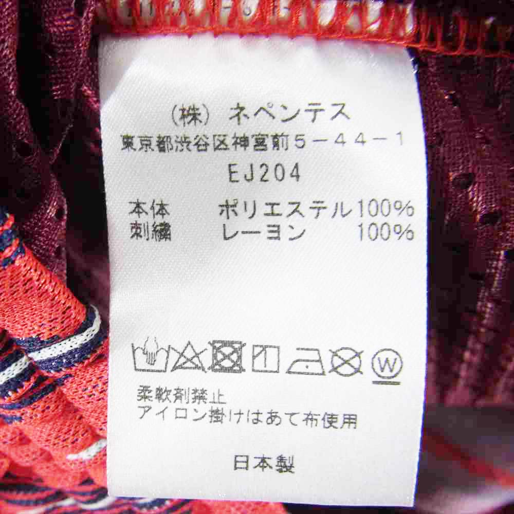 Needles ニードルス 19SS EJ204 Track Pant Poly Jacquard Diamond トラックパンツ レッド系 S【中古】