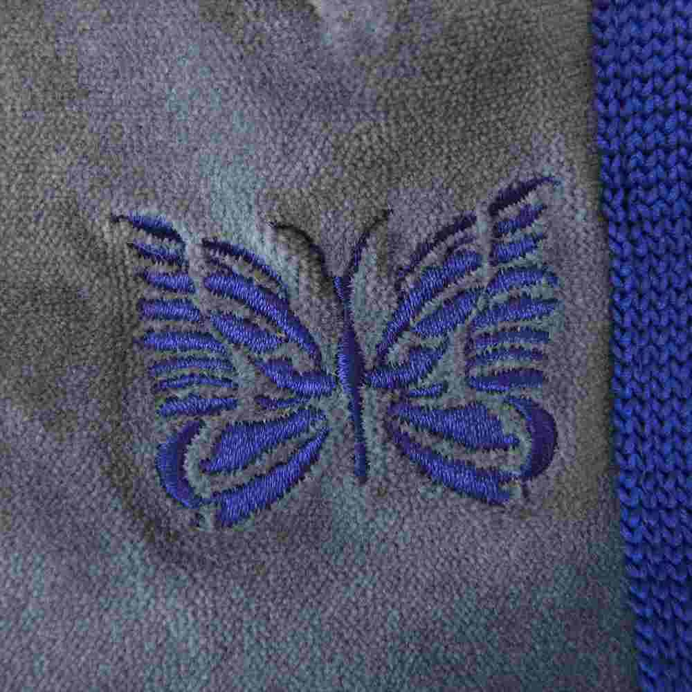 Needles ニードルス 19SS EJ202 Narrow Track Pants Velour ベロア ナロー トラックパンツ グレー系 S【中古】