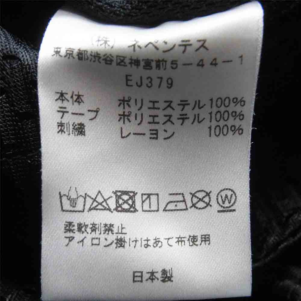 Needles ニードルス EJ379 19SS TRACK PANT トラック パンツ ポリエステル レーヨン 日本製 ブラック系 S【中古】