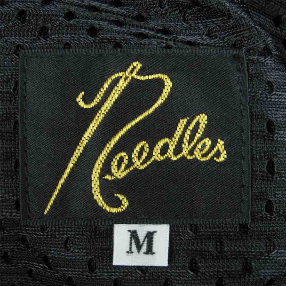 Needles ニードルス 20SS GL227 Poly Jacquard Track Pant ジャガード トラック パンツ グレー系 エンジ系 M【中古】