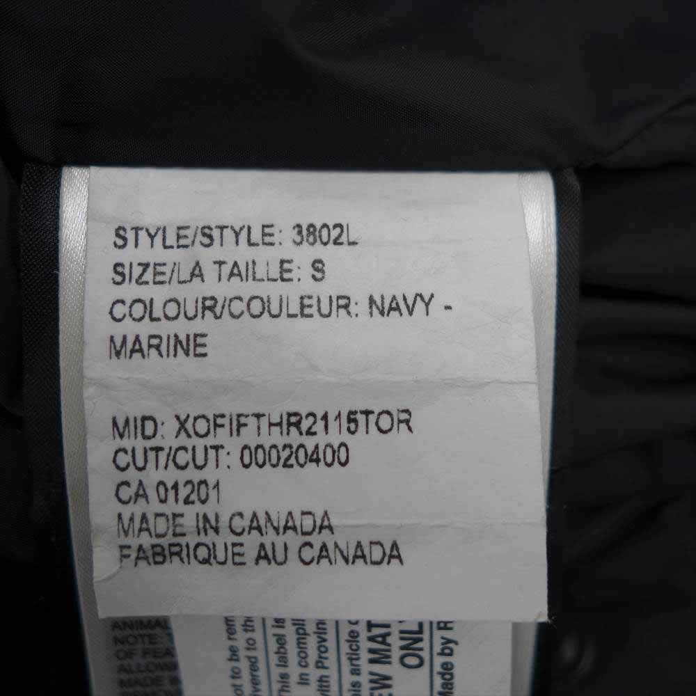 CANADA GOOSE カナダグース 3802L SHELBURNE PARKA シェルバーン パーカ ダウン コート ジャケット S【中古】