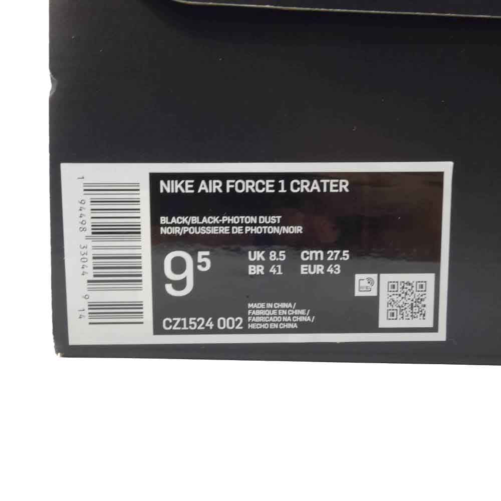 NIKE ナイキ CZ1524-002 AIR FORCE 1 CRATER ナイキ エア フォース 1 クレーター ブラック系 27.5cm【新古品】【未使用】【中古】