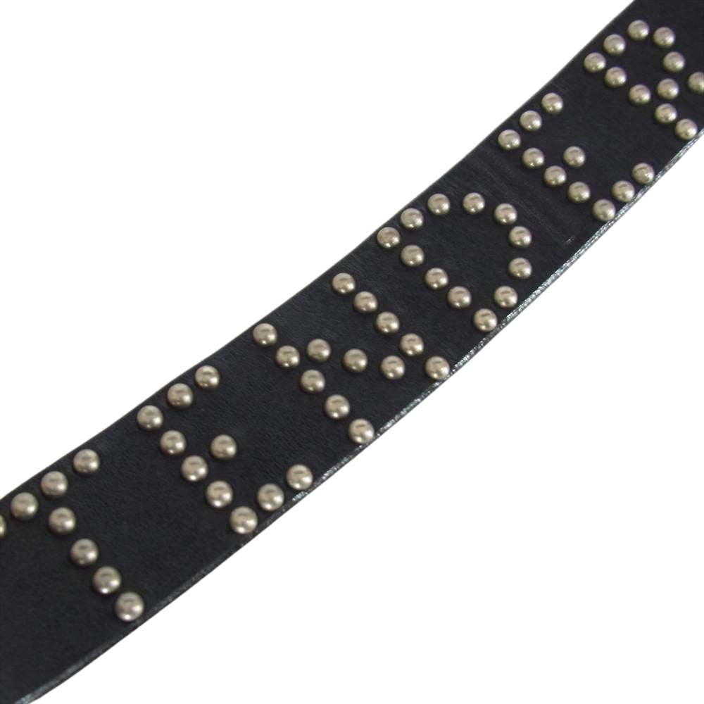 TENDERLOIN テンダーロイン × HTC × PORTER ポーター STUD BELT スタッズ ベルト ブラック系 L【中古】