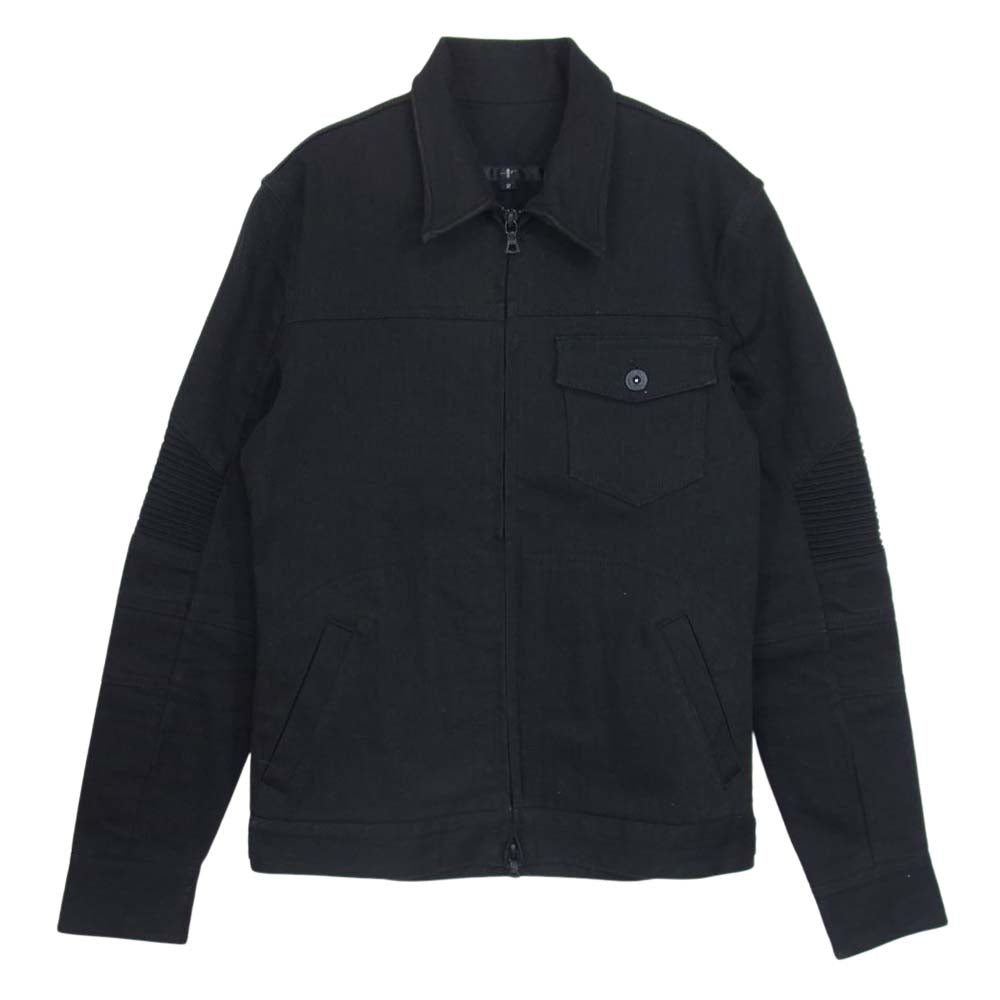 NO ID. ノーアイディ ストレッチ ブラックデニム ジャケット ブラック系 2【中古】