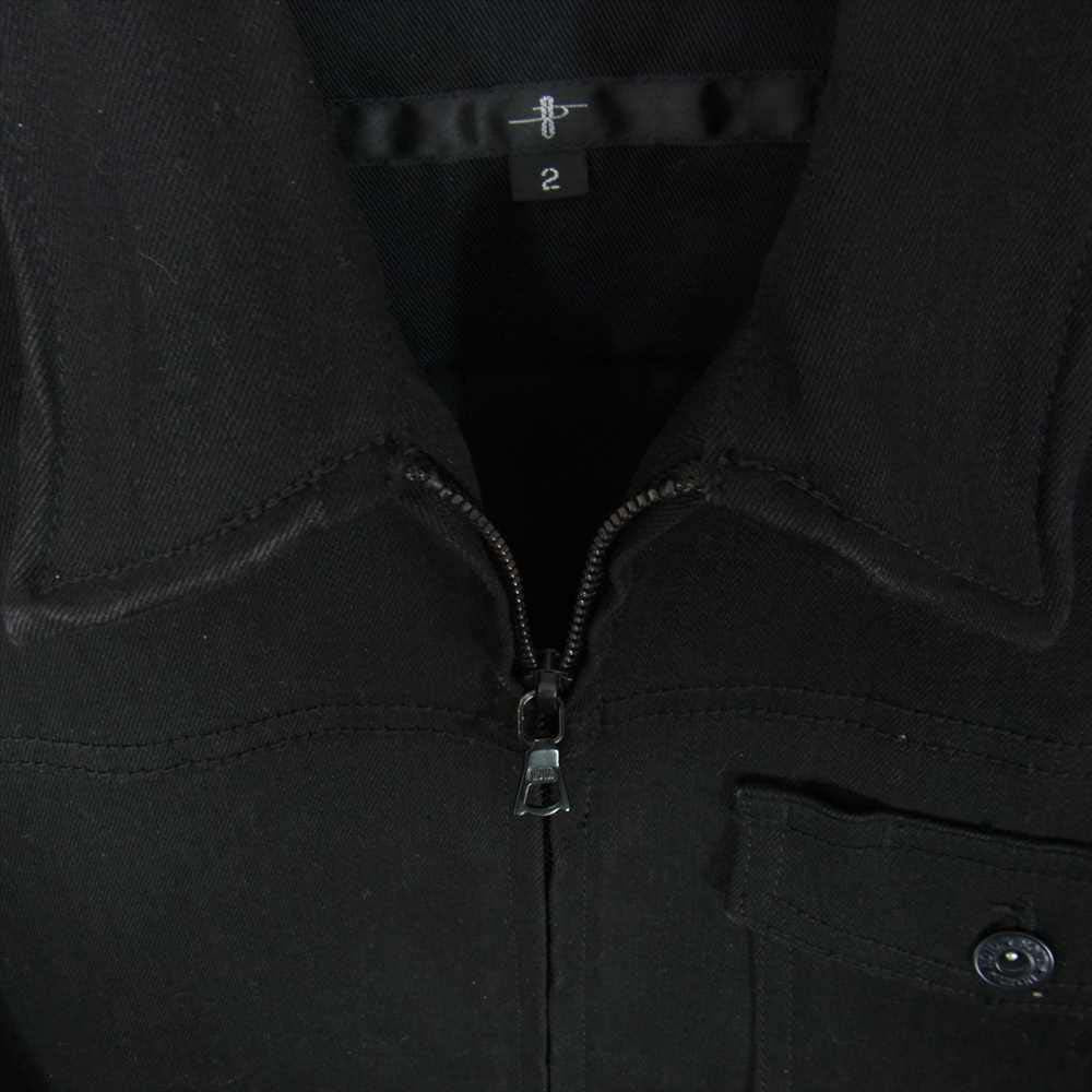 NO ID. ノーアイディ ストレッチ ブラックデニム ジャケット ブラック系 2【中古】