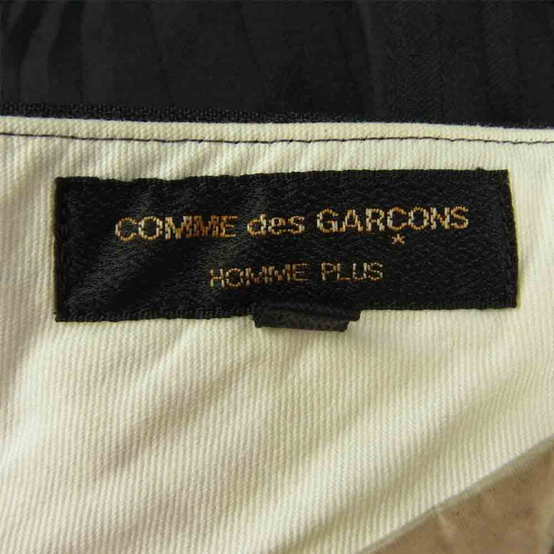 COMME des GARCONS コムデギャルソン HOMME PLUS オムプリュス AD2016 PR-P031 スタッズ レイヤード パンツ ブラック系 S【中古】