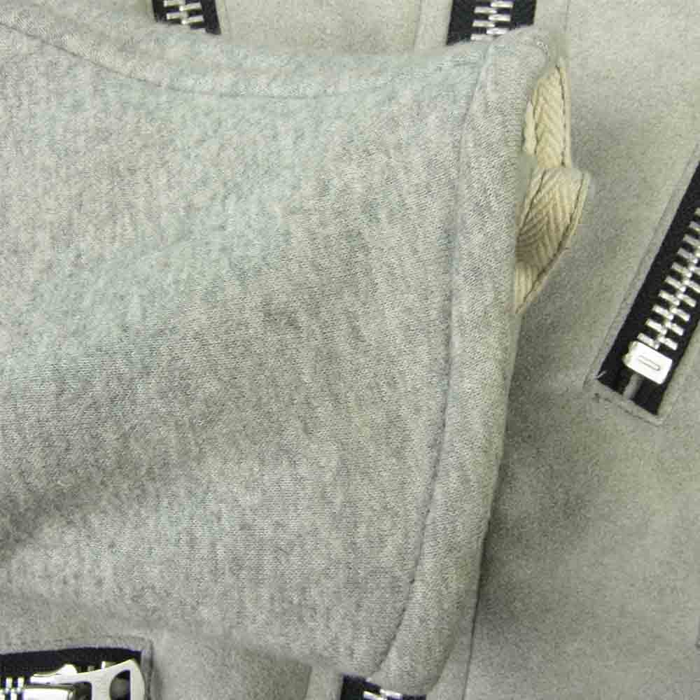 JUNYA WATANABE COMME des GARCONS ジュンヤワタナベコムデギャルソン eye AD2016 WR-J911 フェイクスエード切替 シングルライダース グレー系 S【中古】