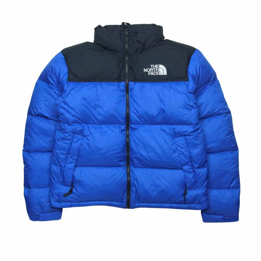 THE NORTH FACE ノースフェイス NJ1DK50E 1996 Retro Nuptse Long Sleeve Down Jacket ヌプシ ダウン ジャケット ブラック系 ブルー系 M【美品】【中古】