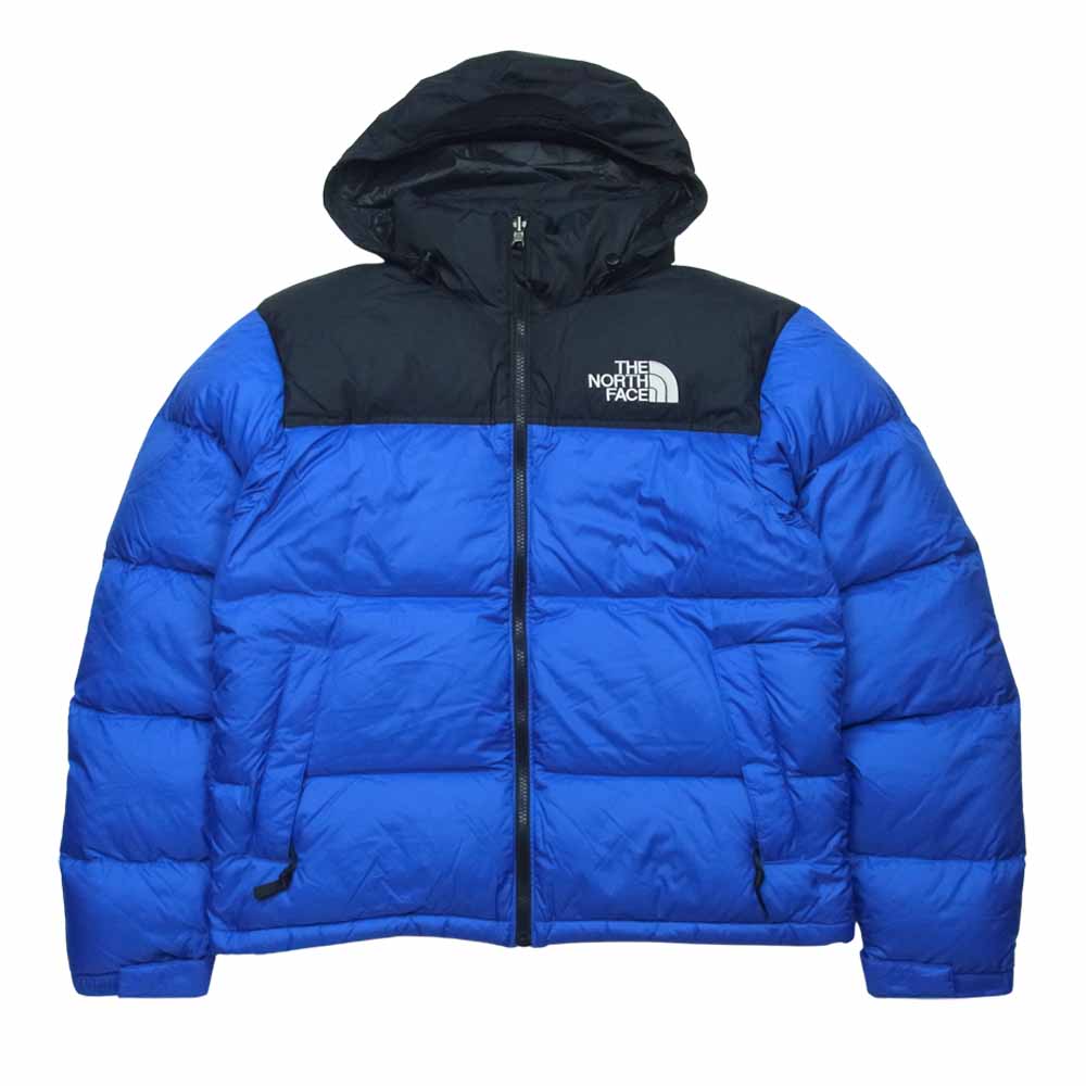 THE NORTH FACE ノースフェイス NJ1DK50E 1996 Retro Nuptse Long Sleeve Down Jacket ヌプシ ダウン ジャケット ブラック系 ブルー系 M【美品】【中古】