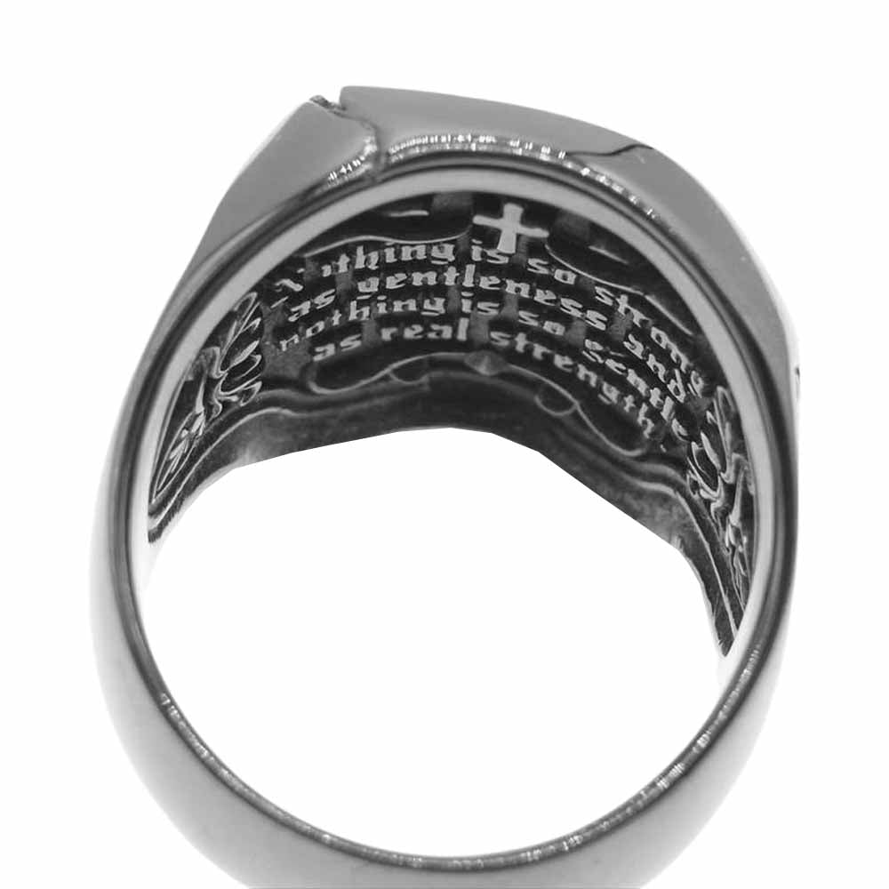 Dr.MONROE ドクターモンロー ブラックコーティング ダイヤ アメジスト ブルートパーズ スカル カスタム リング【中古】