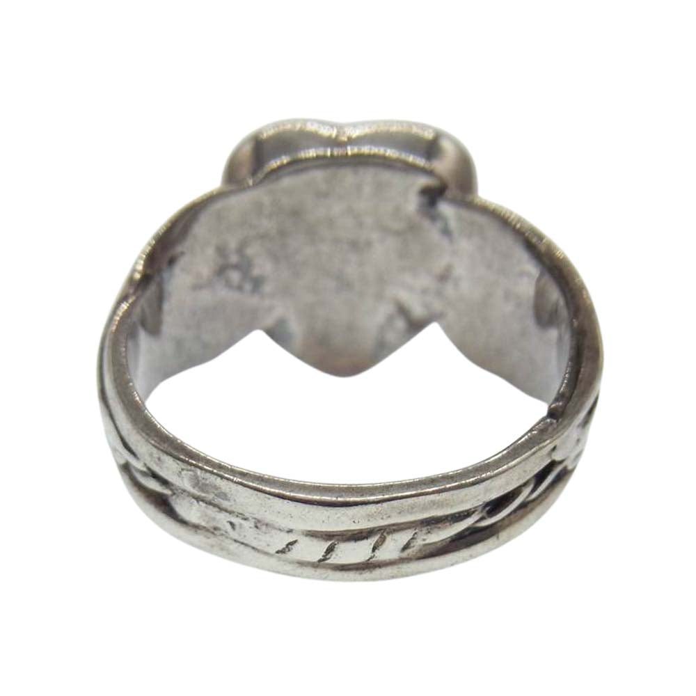 ALEX STREETER アレックスストリーター 国内取扱店証明書付属 HEART WING ONIX オニキス ハート ウイング リング【中古】