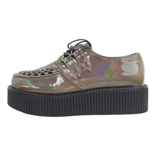 ヨースケ 2818003 厚底 レースアップ ラバーソール スニーカー ホログラム 27cm【美品】【中古】