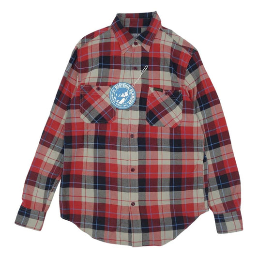 HYSTERIC GLAMOUR ヒステリックグラマー 02213AH01 エンジニア シャツ レッド系 M【美品】【中古】