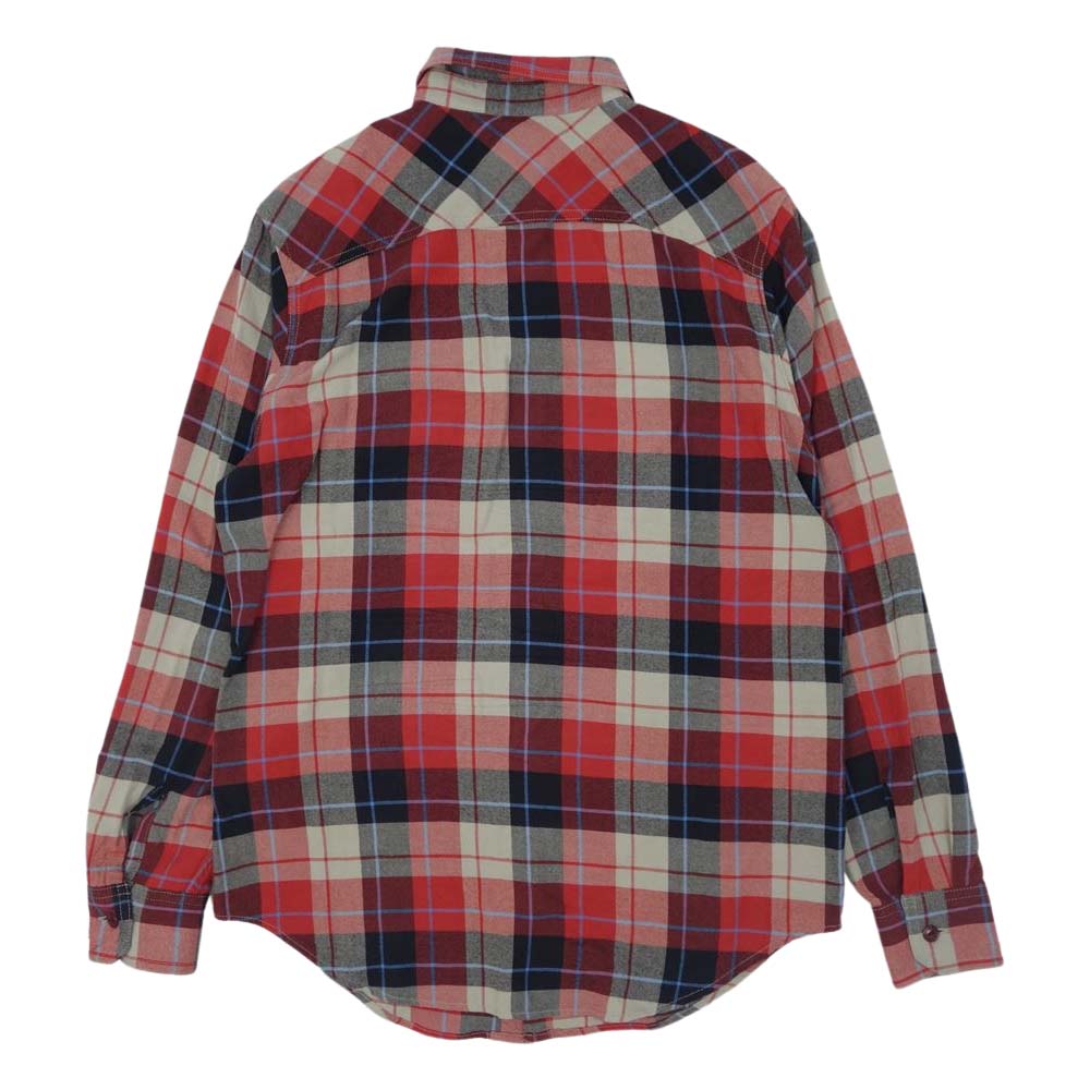 HYSTERIC GLAMOUR ヒステリックグラマー 02213AH01 エンジニア シャツ レッド系 M【美品】【中古】