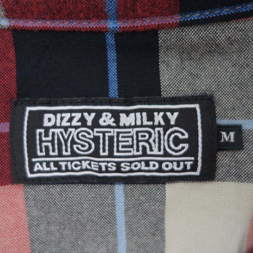 HYSTERIC GLAMOUR ヒステリックグラマー 02213AH01 エンジニア シャツ レッド系 M【美品】【中古】