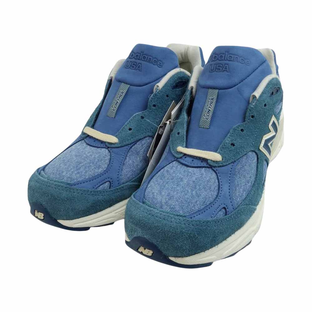 NEW BALANCE ニューバランス Levi's リーバイス M990LI3 インディゴ スニーカー インディゴブルー系 27.5cm【新古品】【未使用】【中古】