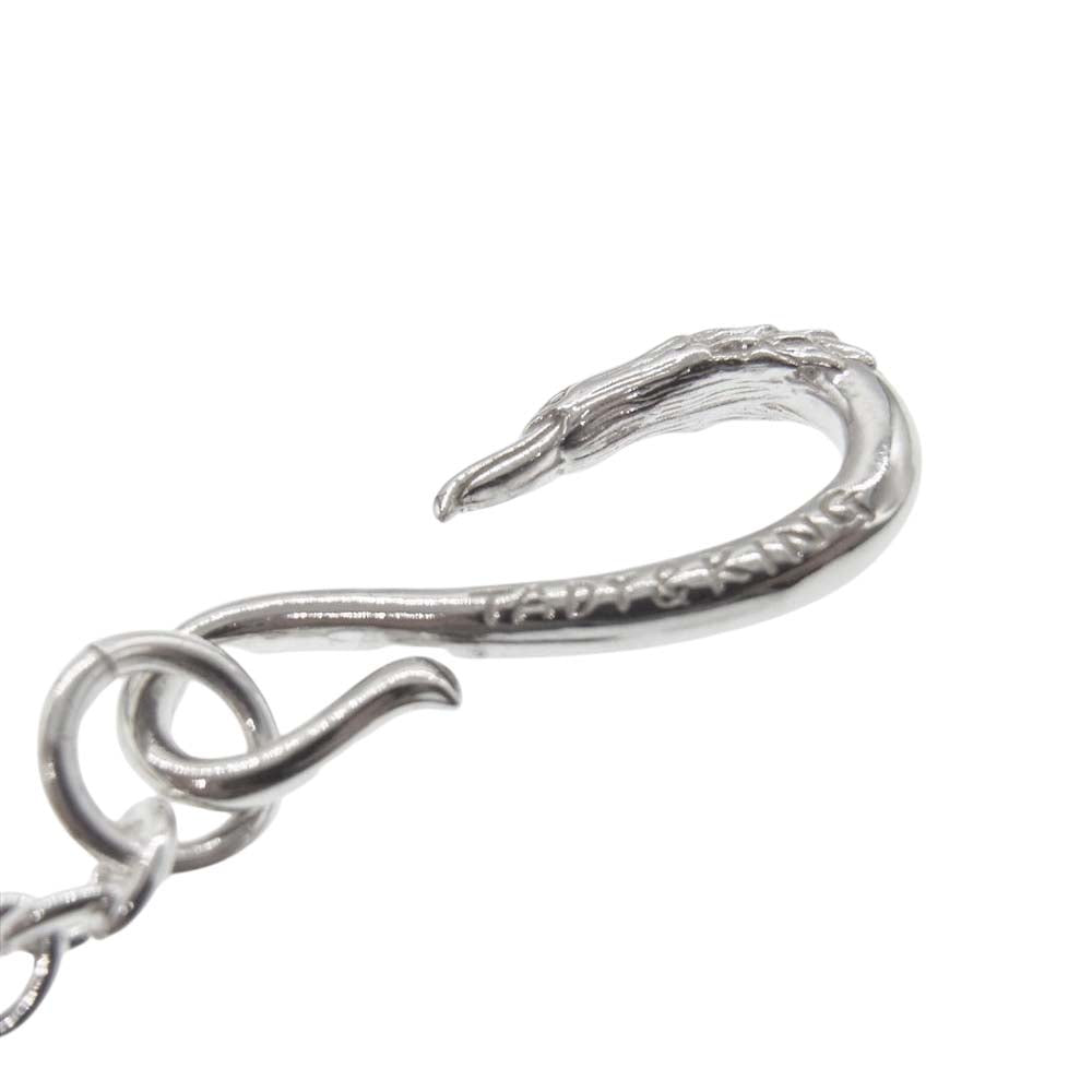 タディアンドキング  K18 インディアンメタル イーグルフック 細丸 チェーン【中古】