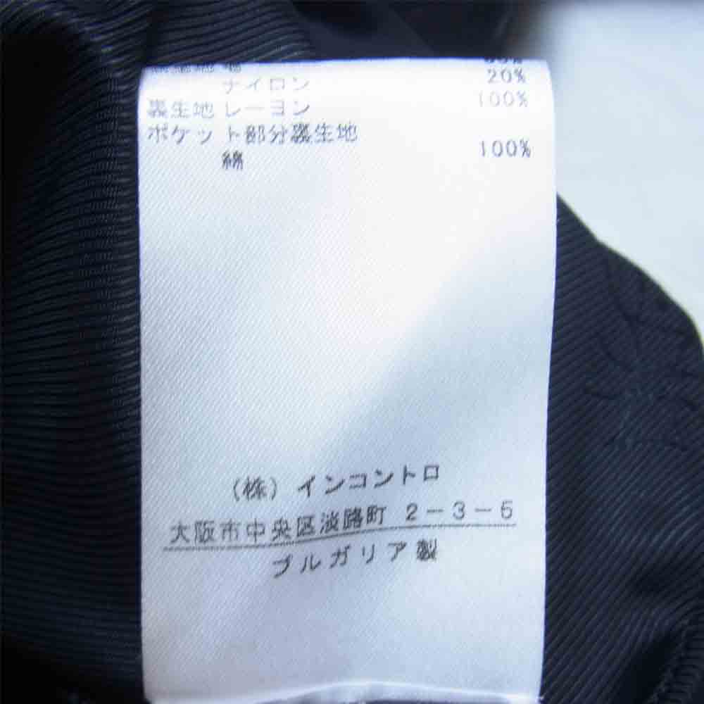 Vivienne Westwood ヴィヴィアンウエストウッド 国内正規品 ANGLOMANIA アングロマニア メルトンウール ダブルブレスト コート ブラック系 40【中古】
