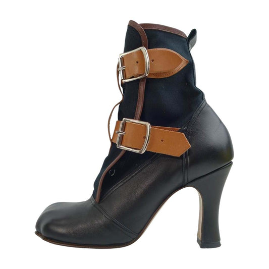 Vivienne Westwood ヴィヴィアンウエストウッド 猫足 アニマルトゥ ボンテージ ブーツ ブラック系 6【中古】