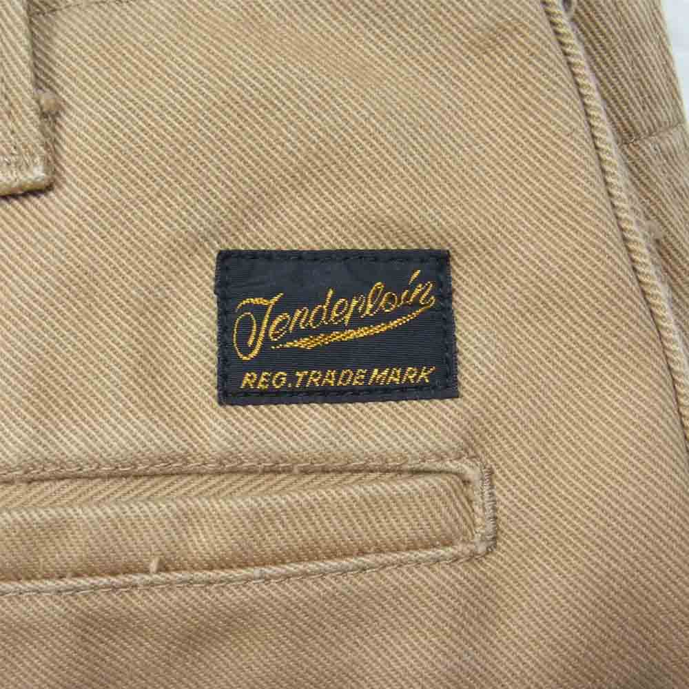 TENDERLOIN テンダーロイン T-BDP T/C チノパンツ 日本製 カーキ系 XS【中古】