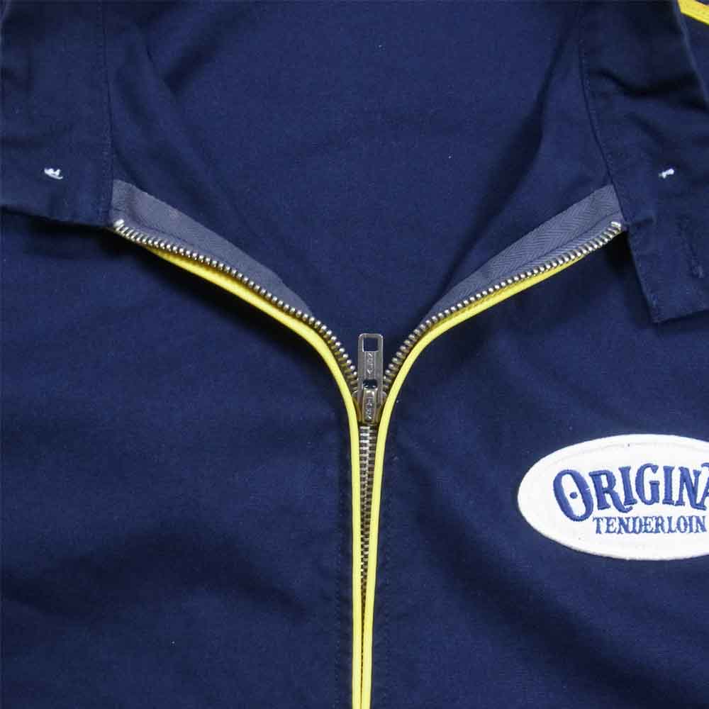 TENDERLOIN テンダーロイン T-RACING ZIP JKT レーシング ジップ ジャケット ネイビー系 S【中古】