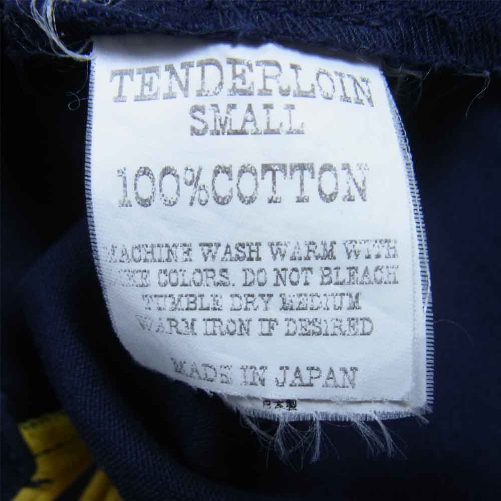 TENDERLOIN テンダーロイン T-RACING ZIP JKT レーシング ジップ ジャケット ネイビー系 S【中古】