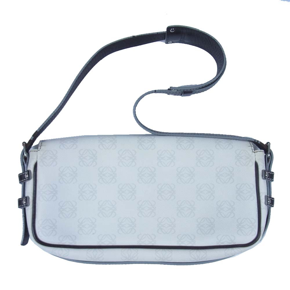 LOEWE ロエベ アナグラム ショルダーバッグ ショルダー バッグ オフホワイト系【中古】