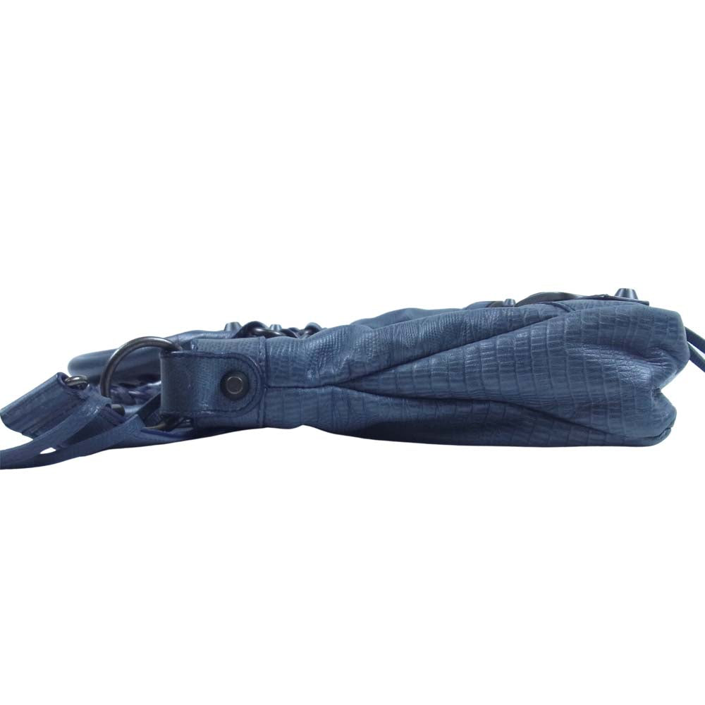 BALENCIAGA バレンシアガ 103208 10周年 ザ ファースト 2way ハンドバッグ ネイビー系【中古】