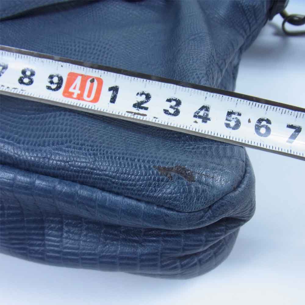 BALENCIAGA バレンシアガ 103208 10周年 ザ ファースト 2way ハンドバッグ ネイビー系【中古】