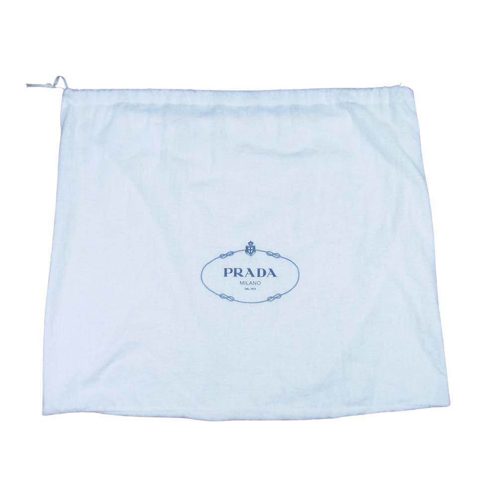 PRADA プラダ サフィアーノ 2way ハンドバッグ ショルダー オフホワイト系【中古】