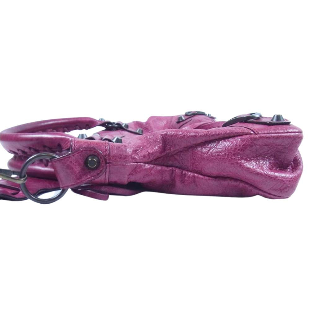 BALENCIAGA バレンシアガ 103208 N7159Q ザ ファースト 2way ハンドバッグ エンジ系【中古】