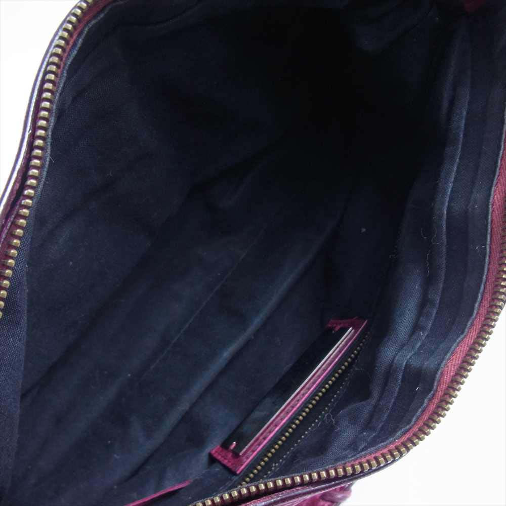 BALENCIAGA バレンシアガ 103208 N7159Q ザ ファースト 2way ハンドバッグ エンジ系【中古】