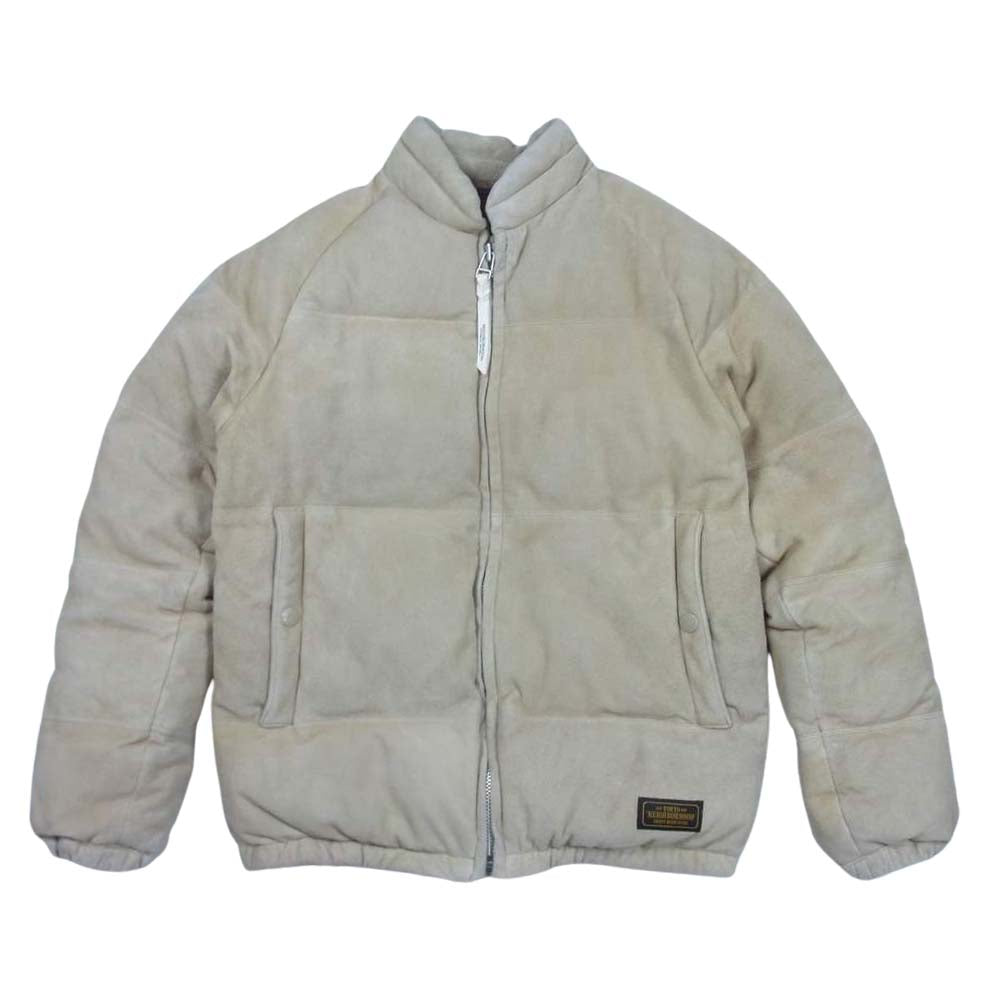 NEIGHBORHOOD ネイバーフッド 17AW  172SZNH-JKM10 SUEDE DOWN / GL-JKT スエード ダウン ジャケット ベージュ系 S【中古】