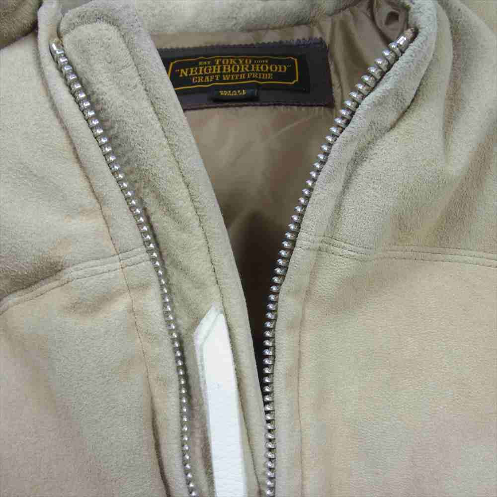 NEIGHBORHOOD ネイバーフッド 17AW  172SZNH-JKM10 SUEDE DOWN / GL-JKT スエード ダウン ジャケット ベージュ系 S【中古】
