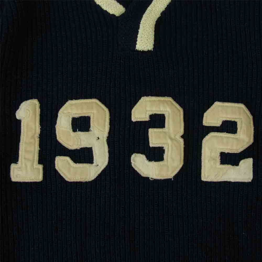 POLO RALPH LAUREN ポロ・ラルフローレン 1932 レタード ニット ネイビー系 S【中古】
