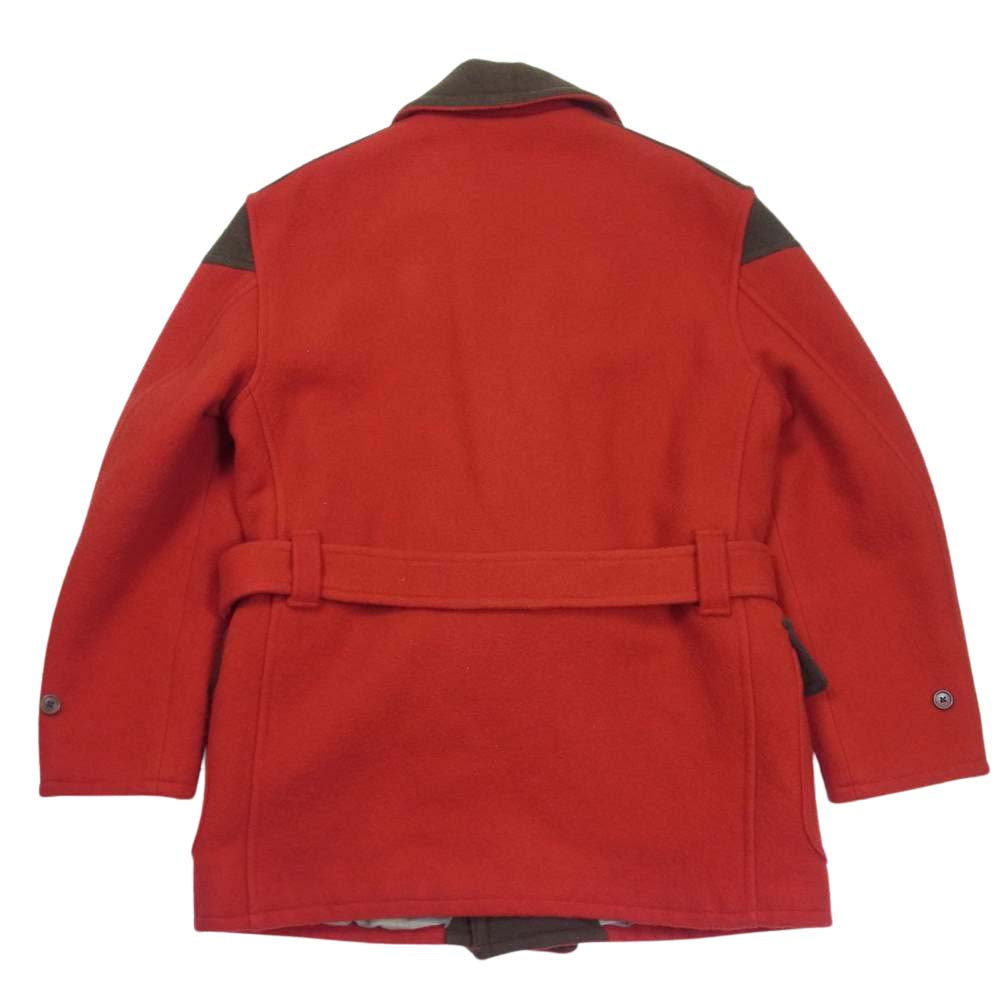 RRL ダブルアールエル 90s USA製 第一期 三つ星タグ ショールカラー コート ジャケット レッド系 M【中古】