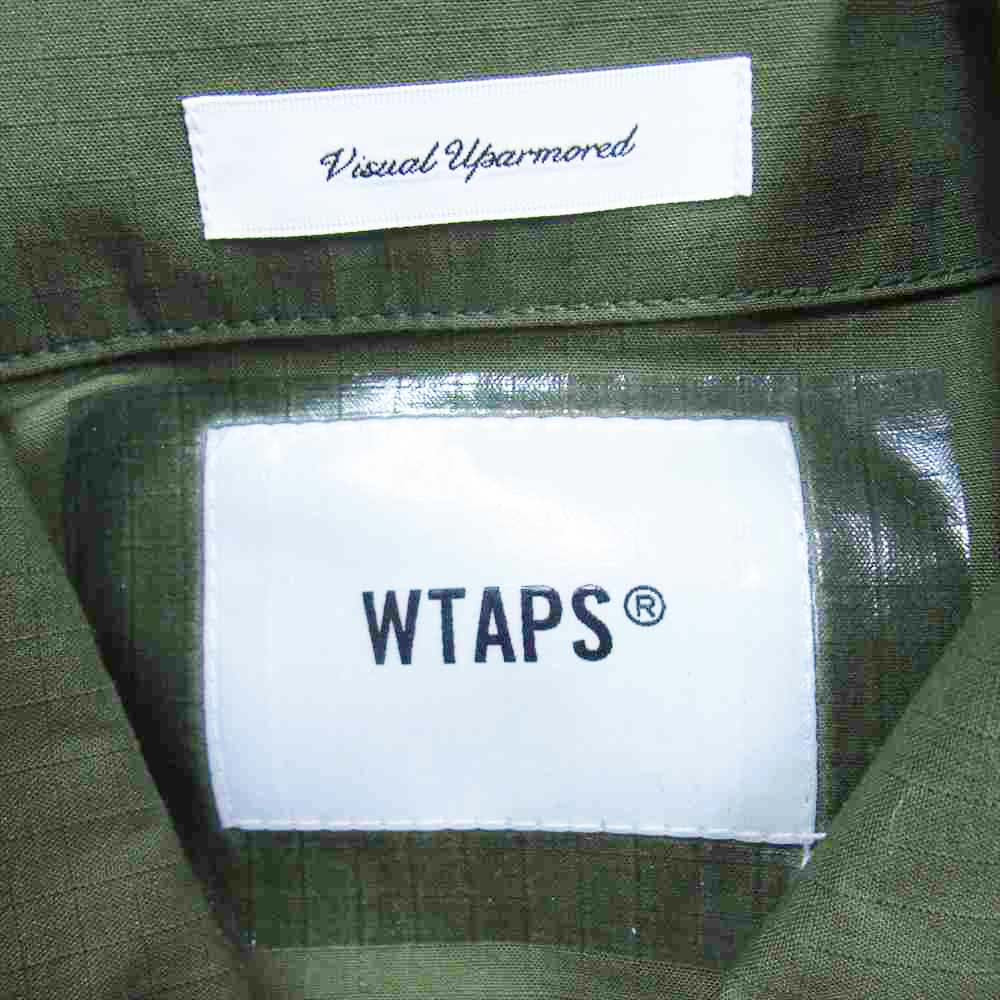 WTAPS ダブルタップス 21SS WMILL-LS01 LS NYCO RIPSTOP リップストップ ミリタリージャケット カーキ系 3【美品】【中古】