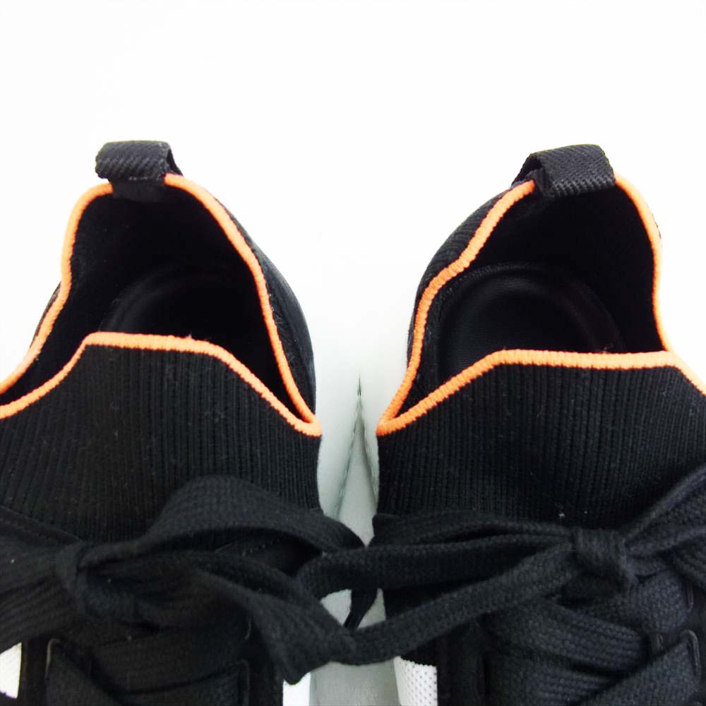 HERMES エルメス クルー ニット スニーカー ブラック系 43.5【極上美品】【中古】