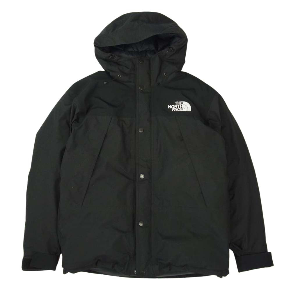 THE NORTH FACE ノースフェイス ND91930 MOUNTAIN DOWN JACKET GORE-TEX ゴアテックス マウンテン ダウン ジャケット ブラック系 L【中古】
